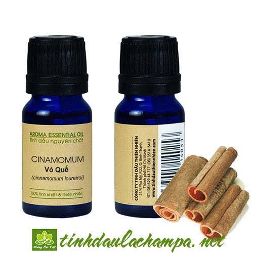 Tinh dầu Quế Cinnamon tinh chất - Diệt khuẩn, giảm đau, giải độc cơ thể