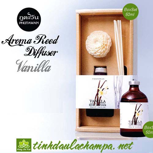 Tinh dầu cắm que gỗ hoa Vani Vanilla