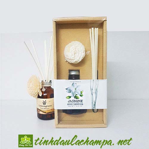 Tinh dầu cắm que gỗ Hoa Nhài Jasmine