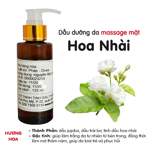 Dầu massage mặt hoa Nhài