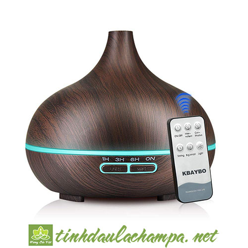 Máy khuếch tán Bầu Tiên đen 500ml giá rẻ có remote FX029-DW