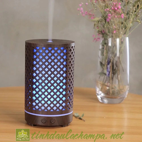 Máy khuếch tán tinh dầu trụ lưới màu đen giá rẻ FX002-LW