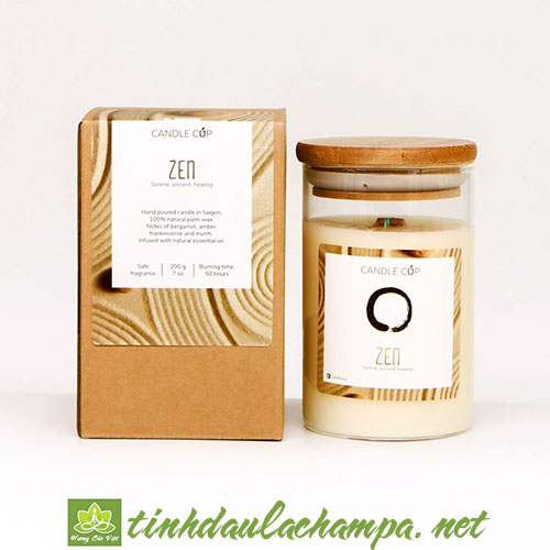 Nến thơm Candle Cup mùi Zen, mùi hương nến thơm thích hợp để thiền