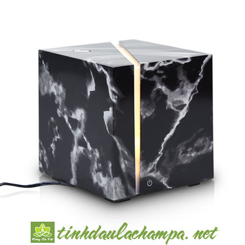 Máy khuếch tán tinh dầu vân đá cẩm thạch 200ml MKT07 màu đen