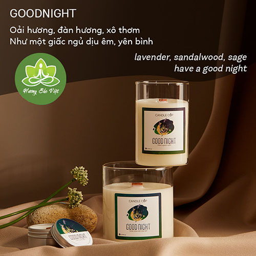 Nến thơm Agaya - Candle cup mùi Goodnight 100gr, 200gr, 300gr