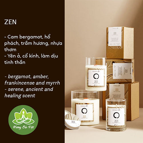 Nến thơm Agaya - Candle cup mùi Zen 100gr, 200gr, 300gr