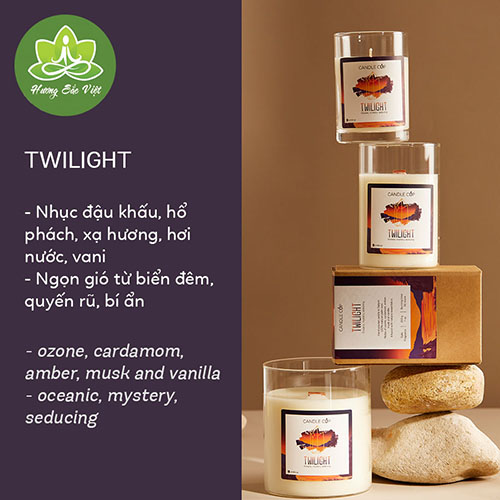 Nến thơm Agaya - Candle cup mùi Twilight 100gr, 200gr, 300gr