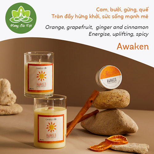 Nến thơm Agaya - Candle cup mùi Awaken 100gr, 200gr, 300gr