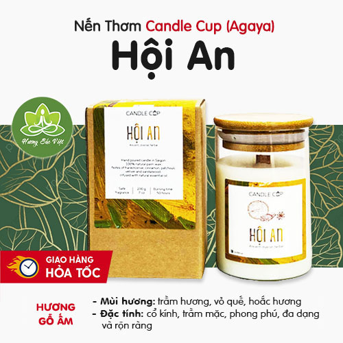 Nến thơm Agaya mùi Hội An