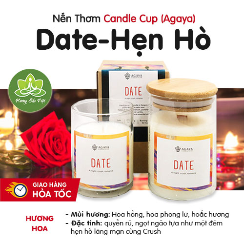 Nến thơm Agaya mùi Date - Hẹn Hò
