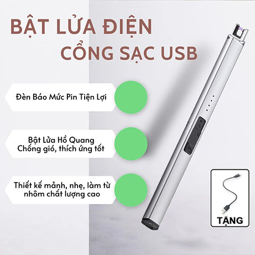 Bật lửa dài đốt nến thơm BLG01