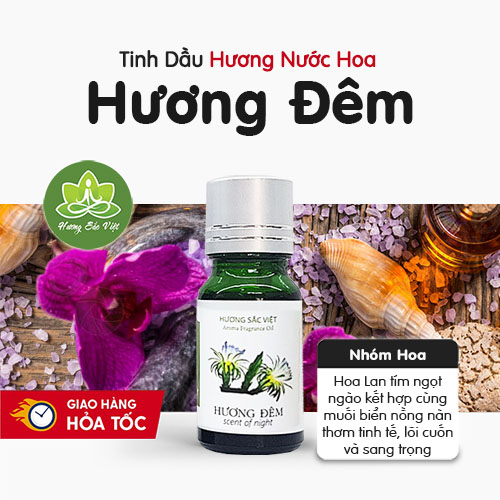 Tinh dầu Hương Đêm (Lan Tím vs Muối Biển)