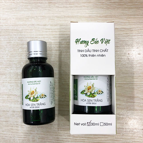 Lọ tinh dầu hoa sen trắng white lotus 30ml