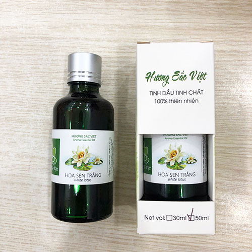 Lọ tinh dầu hoa sen trắng white lotus 50ml