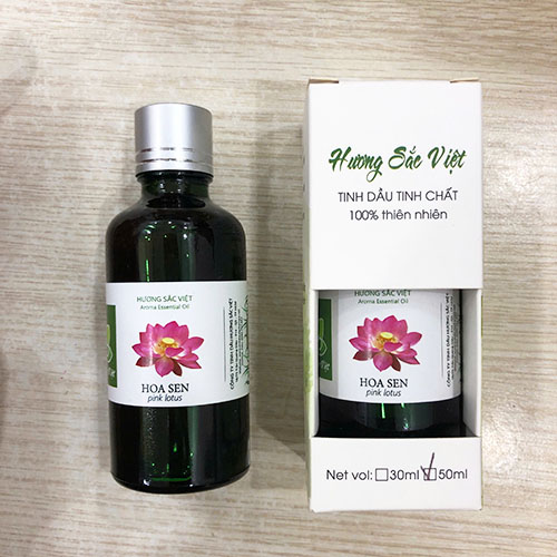 Lọ tinh dầu hoa sen hồng lotus flower 50ml