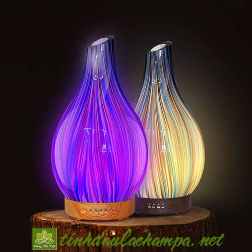 Máy khuếch tán tinh dầu thủy tinh xanh MKT14