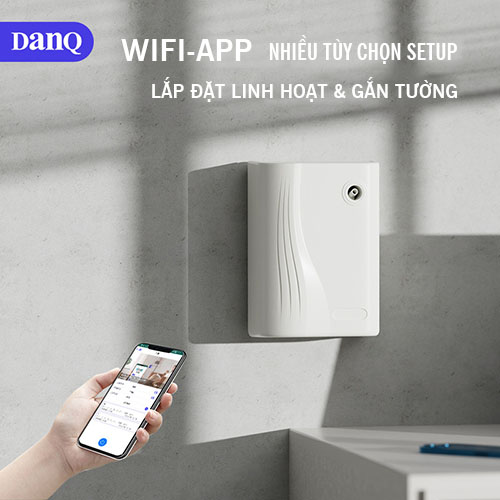 Máy xông tinh dầu nguyên chất 200ml MTD09