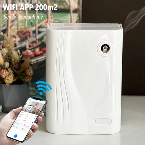 Máy tỏa tinh dầu không nước cao cấp 200m2, có app wifi  MTD09