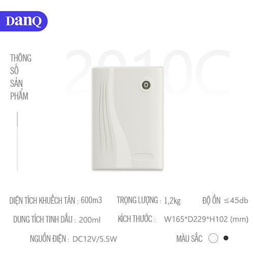 Máy xông tinh dầu nguyên chất 200ml MTD09