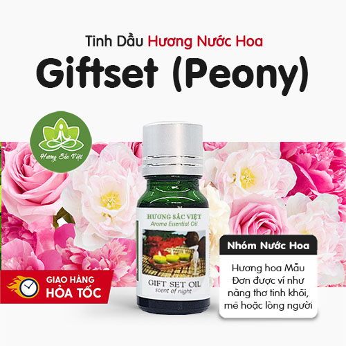 Tinh dầu nước hoa Giftset (Mẫu Đơn vs Táo Hồng)