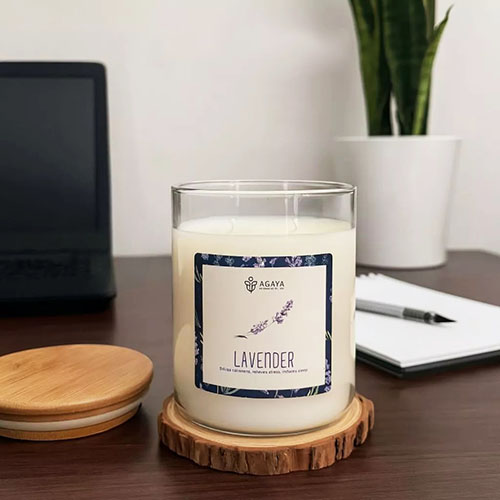 Nến thơm Agaya cup mùi hoa Lavender