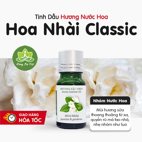 Tinh dầu hoa Nhài Classic (Hoa Nhài Vs Bạch Thiên Hương)