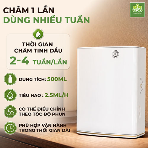 M&aacute;y khuếch t&aacute;n tinh dầu sử dụng APP 500ml SP600