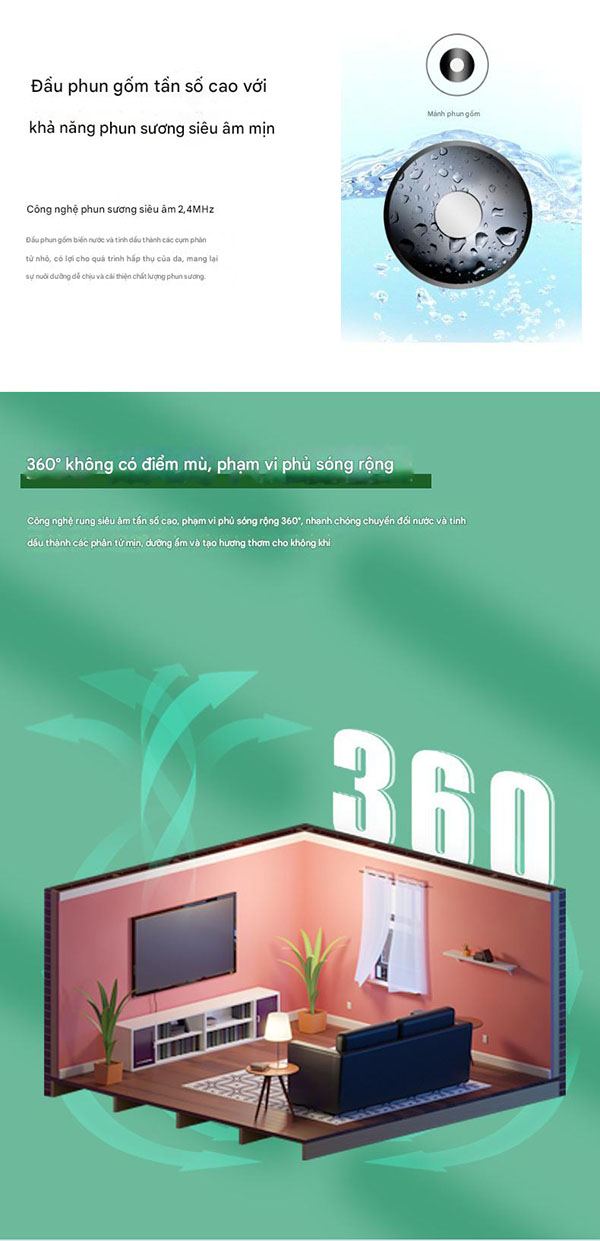 Máy khuyếch tán tinh dầu Trụ xám đèn 7 màu đẹp và sang trọng MKT01 Máy khuyếch tán tinh dầu Trụ xám đèn 7 màu đẹp và sang trọng MKT01