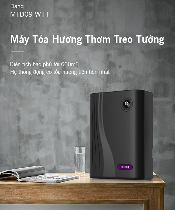 Máy xông tinh dầu nguyên chất 200ml MTD09